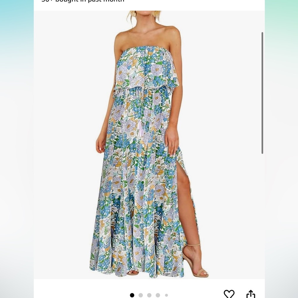 Worn once- maxi dress